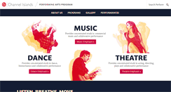 Desktop Screenshot of performingarts.csuci.edu