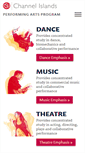 Mobile Screenshot of performingarts.csuci.edu