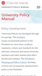 Mobile Screenshot of policy.csuci.edu