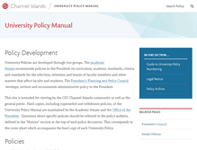 Tablet Screenshot of policy.csuci.edu