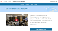 Desktop Screenshot of compsci.csuci.edu