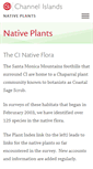Mobile Screenshot of nativeplants.csuci.edu