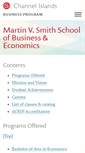 Mobile Screenshot of business.csuci.edu